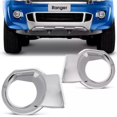 Moldura P/Farol Auxiliar Ranger 13/16 Cromada