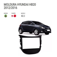 Moldura P/Mídia HB20 Preta*