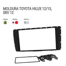 Moldura P/Mídia Hilux/SW4 12/15 SRV Preta*