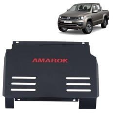 Protetor de Cárter Personalizado Amarok 10/ Preto*