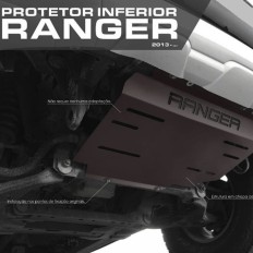 Protetor de Cárter Personalizado Ranger 13/ Preto*
