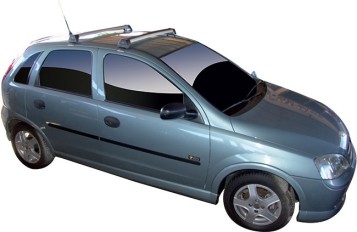 Rack de Alumínio Corsa Hatch/Sedan 04/ 4P Preto*