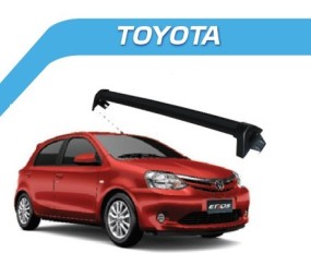 Rack de Alumínio Etios Hatch/Sedan Preto*