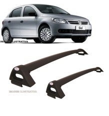 Rack de Alumínio Gol GV/GVI/GVII 4P Preto*