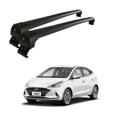 Rack de Aluminio HB20 20/ Hatch/Sedan Preto*