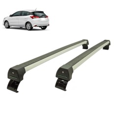 Rack de Alumínio Yaris Prata*