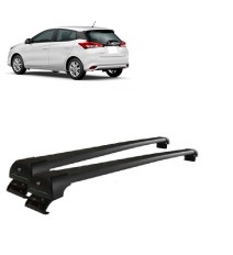 Rack de Alumínio Yaris Preto*