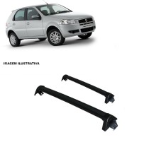 Rack de Alumíno Preto Palio Fire/Economy/Way 4P*