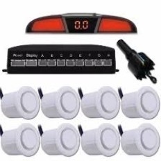Sensor de Estacionamento 8 Pontos Branco*