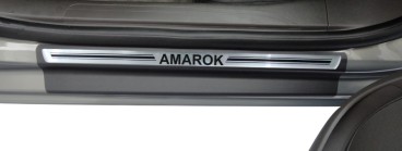 Soleira Resinada Amarok CD Aço Escovado*