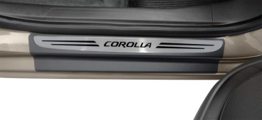 Soleira Resinada Corolla 14/19 Aço Escovado