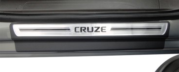 Soleira Resinada Cruze 4P Aço Escovado
