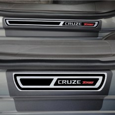 Soleira Resinada Cruze Turbo Aço Escovado