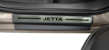 Soleira Resinada Jetta 4P Aço Escovado*