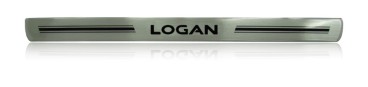 Soleira Resinada Logan 4P Aço Escovado*