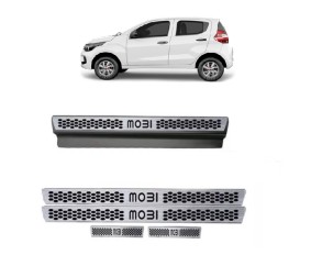 Soleira Resinada Mobi Aço Escovado