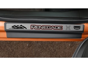 Soleira Resinada Renegade Aço Escovado*