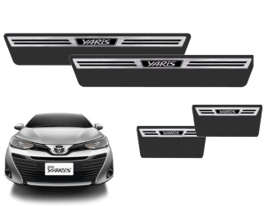 Soleira Resinada Yaris18/ 4P Aço Escovado