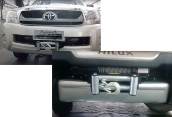 Suporte p/ guincho - Hilux 05/15
