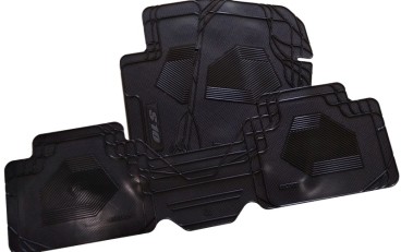Tapete Personalizado PVC S-10 CD 17/ preto 3Pç*
