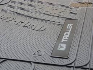 Tapete Personalizado PVC Troller 04/08 Preto 3Pç*