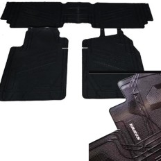 Tapete Personalizado PVC Yaris 18/ Preto 3Pç*