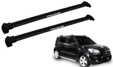 Travessa P/ Longarina Kia Soul /14 Preta*