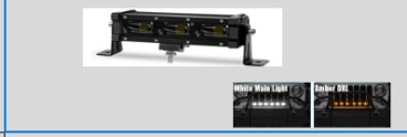 Barra de Led 6D Slim (20,5x 7.5x 8.0cm)*
