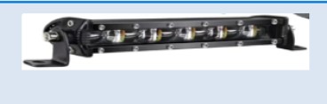 Barra de Led 6D Slim (34.3x 3.0. x4.7cm)*