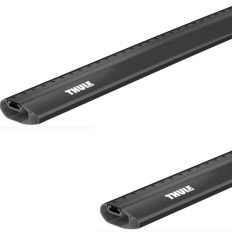Barras Transv. Aluminio WingBar EVO - 1,27m Preta*
