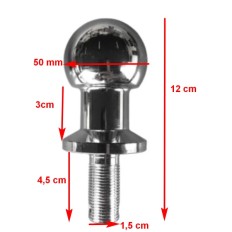 Bola p/ engate INOX 0,50x115 mm CAPO*