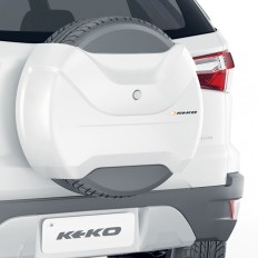Capa Estepe Ecosport 2013 a 2023 mod. original Branco Ártico