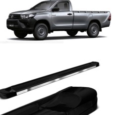 Estribo EVO 16/ Preto Fosco - Hilux CS