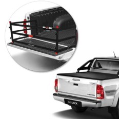 Extensor de Caçamba Hilux 05/15 Preto ED*