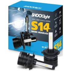 Lâmpada Led (S14) H7 - 6000K 32W 3600 Lumen*
