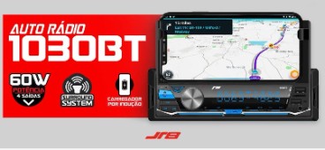 Rádio Automotivo MP3 Bluetooth C/Suporte Celular*