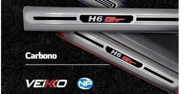Soleira Resinada Haval H6 GT Mod Carbono*
