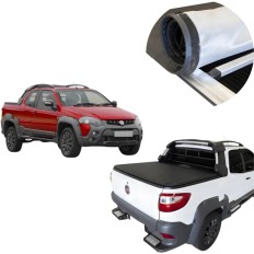 Capota Marítima Strada Adventure Cabine Dupla 2014 até 2019 Com Estepe Force