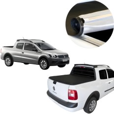 Capota Marítima Saveiro Cabine Dupla 2014 até 2025 Sem Gancho Roller Premium