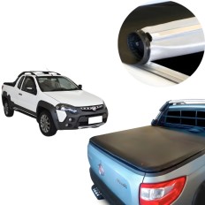 Capota Marítima Strada Adventure Cabine Estendida 2014 até 2019 Com Estepe Roller Premium
