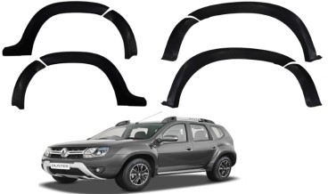Alargador de Paralamas Duster 15/20 Avent Preto*