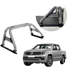 Santo Antonio Duplo Cromado Amarok Mod Side 2012 até 2025 70mm CCF
