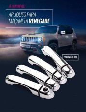Capa Maçaneta Cromo Mod Keyless - Renegade 4P*