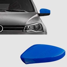 Capa Retrovisor Azul  Gol/Sav/Voy/Fox S/Furo LE*