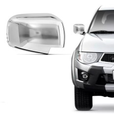 Capa Retrovisor Cromo L-200 Triton/Pajero Dakar LD