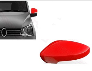 Capa Retrovisor Vermelh Gol/Sav/Voy/Fox C/Furo LE*