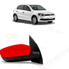 Capa Retrovisor Vermelh Gol/Sav/Voy/Fox S/Furo LD*