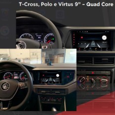 Central Multimidia Polo/T-Cross/Virtus 9" 9863*